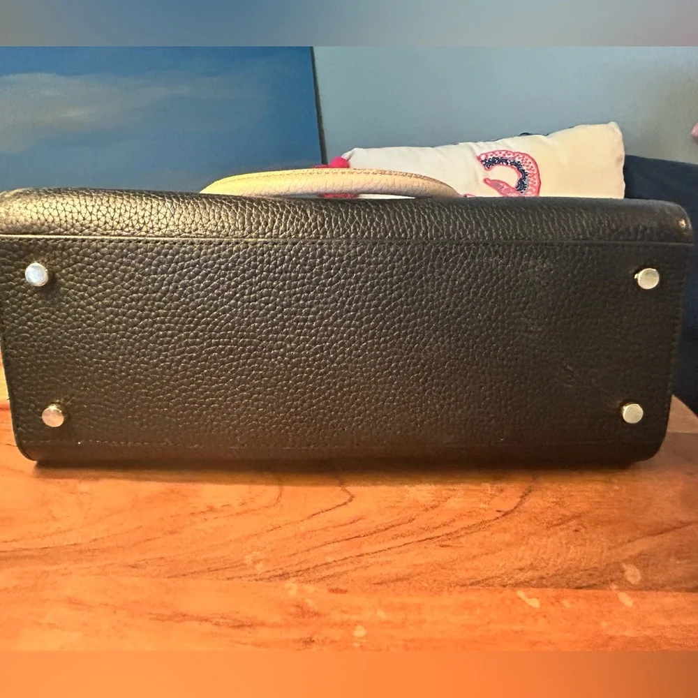 Kate Spade Black and Cream Satchel